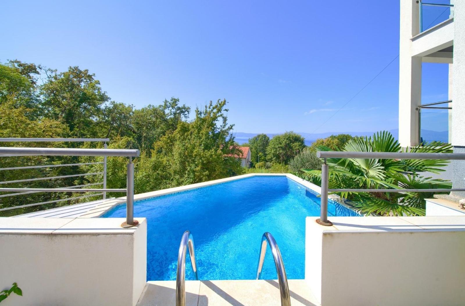 Apartment Sasso Bianco With The Private Pool Njivice Luaran gambar